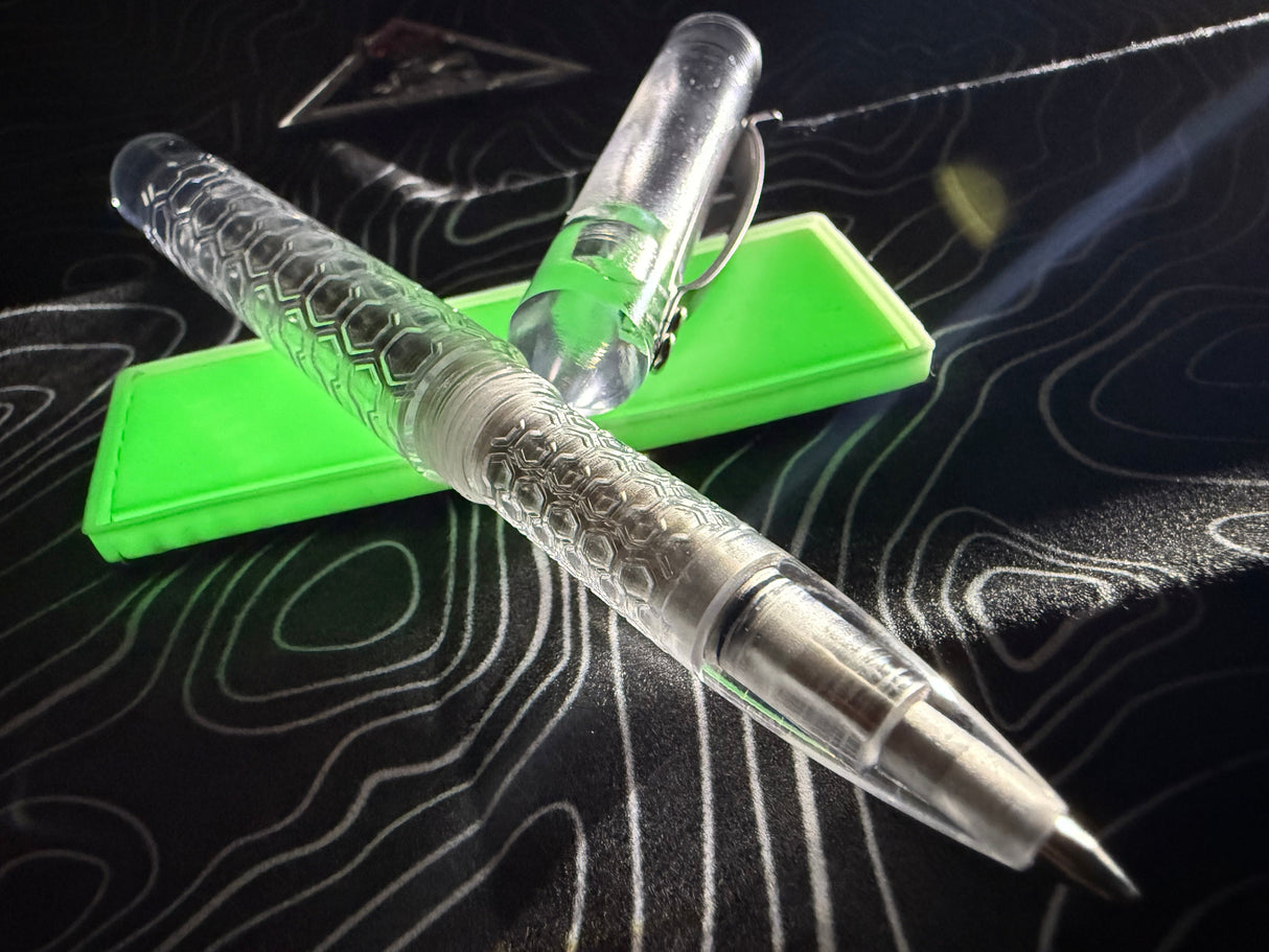 Polycarbonate Embassy Pen ( Vapor Polish Clear Finish ) 🔥 New 🔥