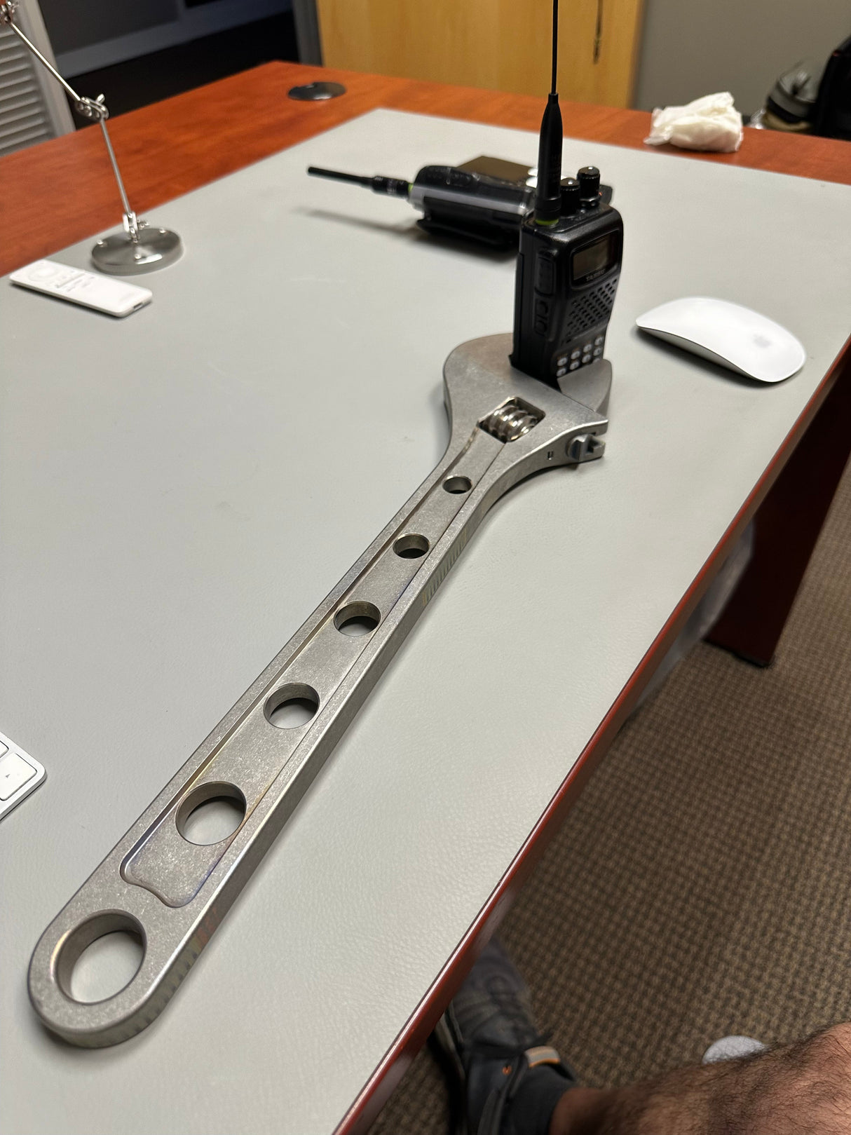 18 Inch - Titanium Adjustable Wrench - ( NSN Pending ) ( Worlds Largest ) - 🚨 In Stock! 🚨