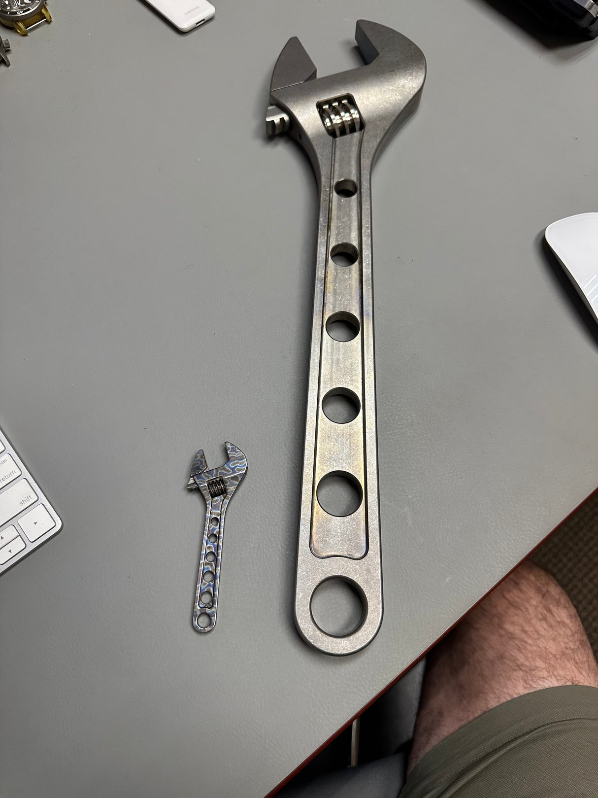 18 Inch - Titanium Adjustable Wrench - ( NSN Pending ) ( Worlds Largest ) - 🚨 In Stock! 🚨
