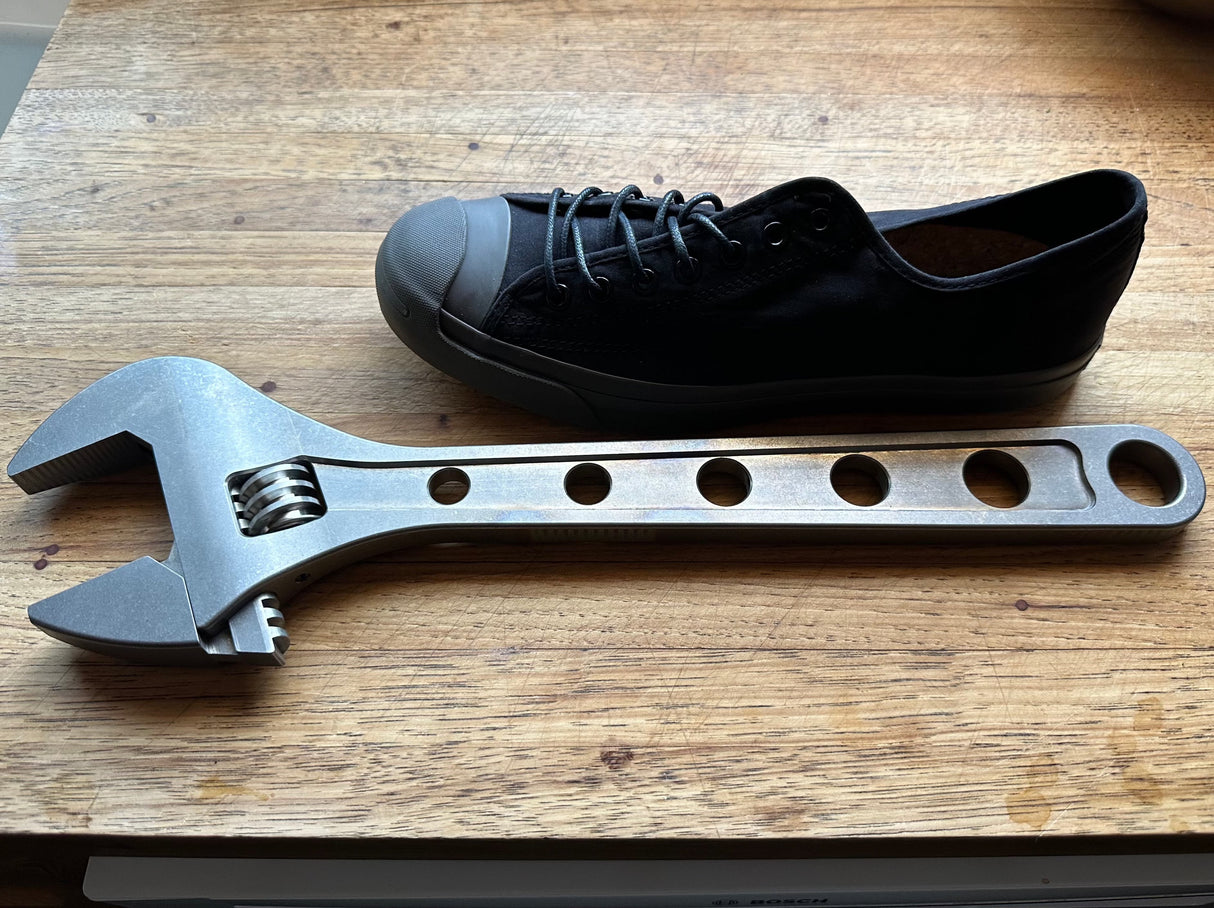 18 Inch - Titanium Adjustable Wrench - ( NSN Pending ) ( Worlds Largest ) - 🚨 In Stock! 🚨