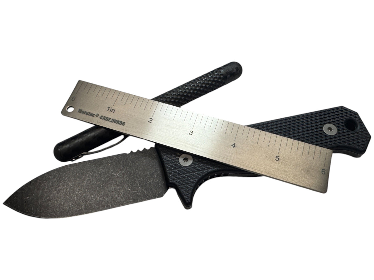Beefy Titanium Precision 6" Inch / 15CM Ruler