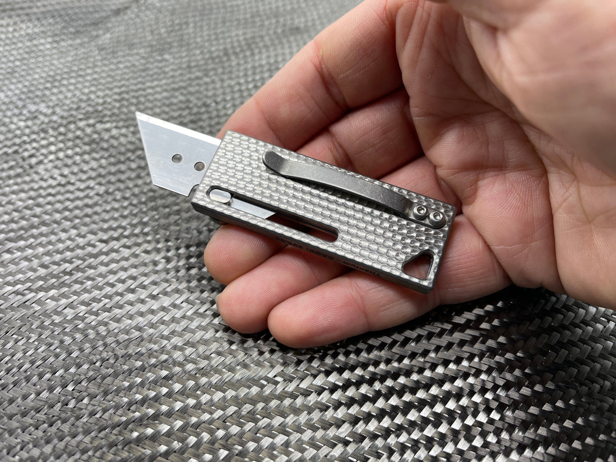 MaxMadCo Design - Titanium - Utility Blade Knife š„ New Gen 2š„