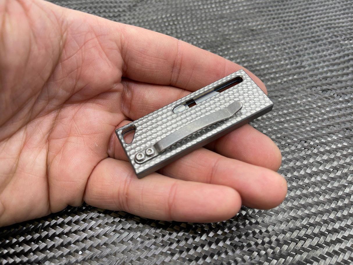 MaxMadCo Design - Titanium - Utility Blade Knife š„ New Gen 2š„