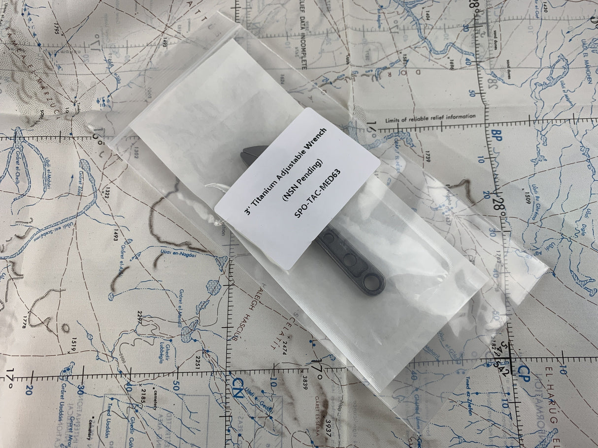 Small Adjustable Wrench - Titanium 3 Inch ( NSN Pending ) š„ NEW š„