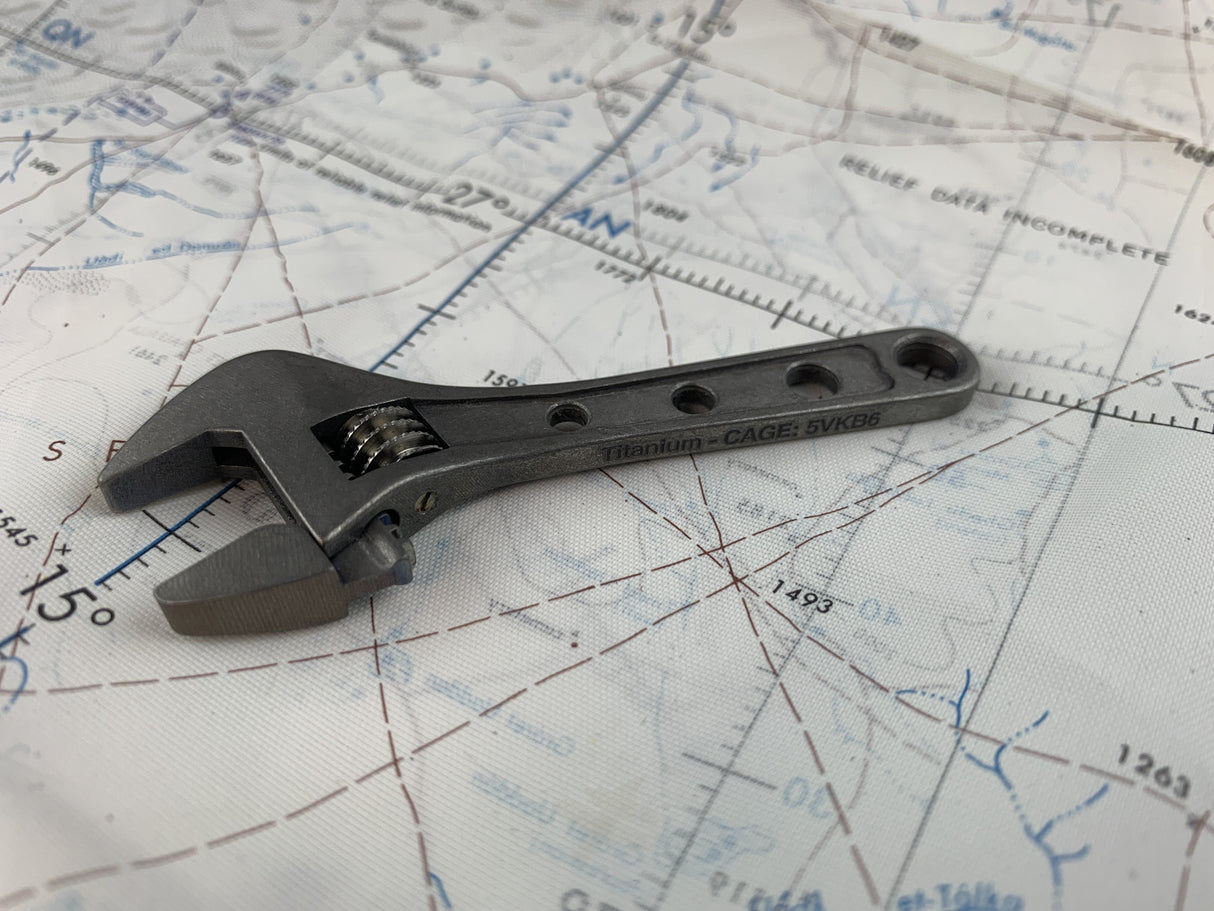Small Adjustable Wrench - Titanium 3 Inch ( NSN Pending ) š„ NEW š„