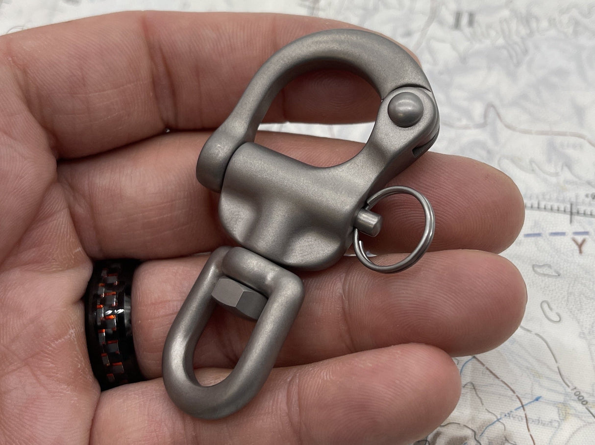 Titanium Quick Release Snap Shackle