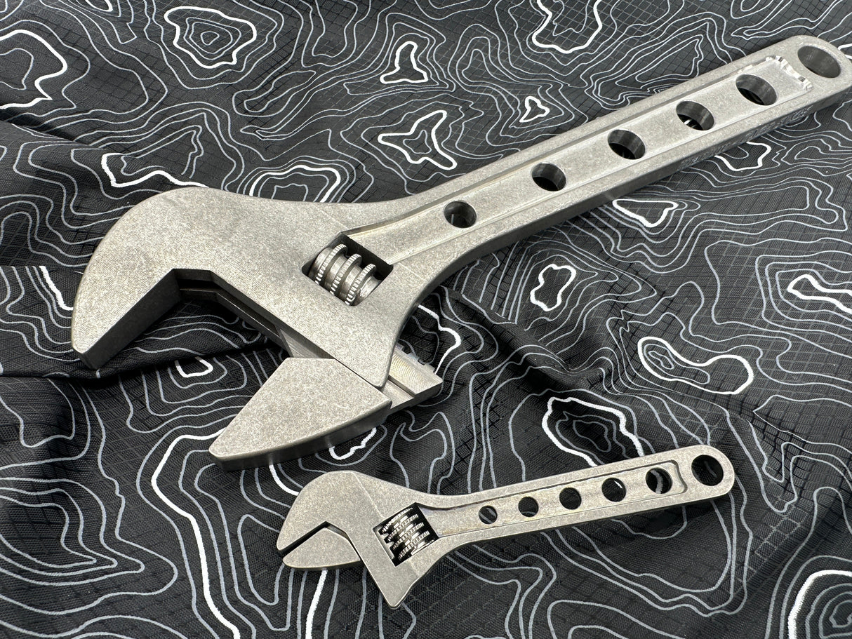 12 Inch - Titanium Adjustable Wrench - ( NSN Pending ) ( New 2025 Small Batch )