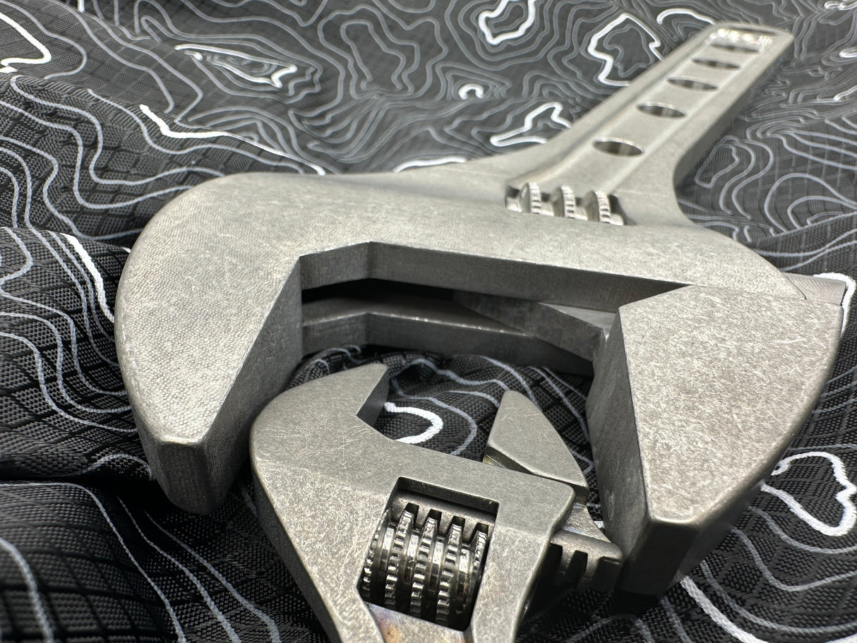 12 Inch - Titanium Adjustable Wrench - ( NSN Pending ) ( New 2025 Small Batch )