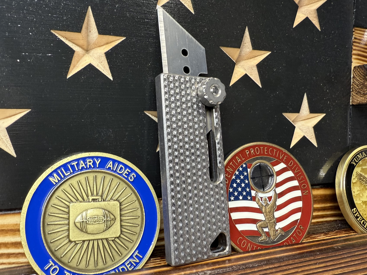 MaxMadCo Design - Titanium - Utility Blade Knife š„ New Gen 2š„