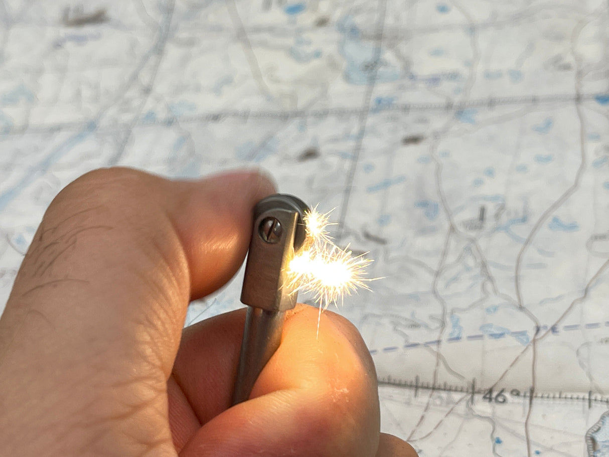 XL Flint Sparker Titanium Kit by Maratac®