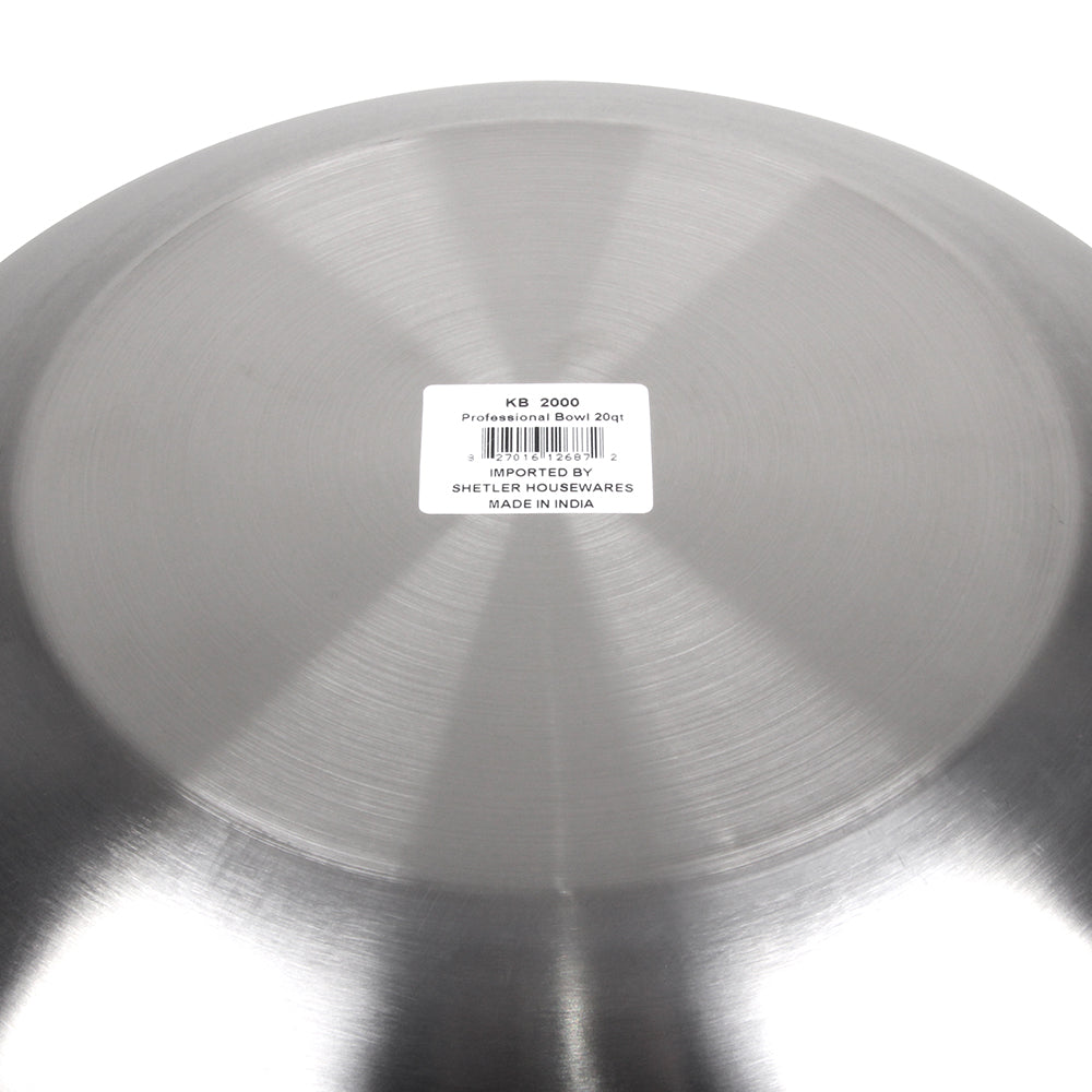 20 Qt Stainless Steel Bowl