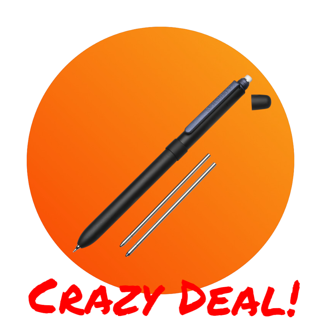 B3 Aviator ( 3 In 1 ) Pen - Skilcraft MIL ( NSN 7520-01-655-9036 ) Multi-Function