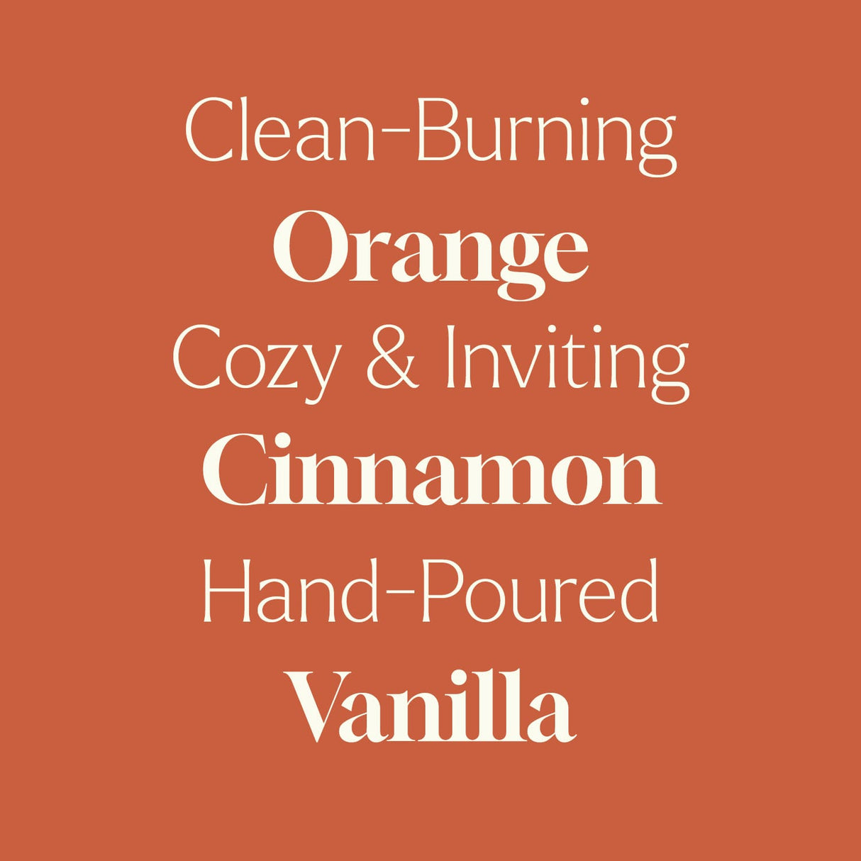 Orange Spice Naturally Scented Candle