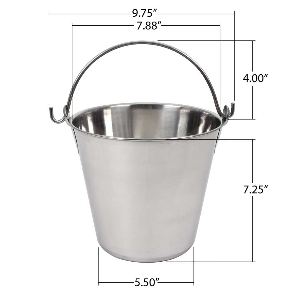 LINDY"S 4-qt Stainless Steel Pail