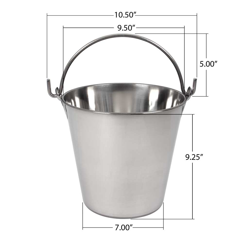 LINDY'S 8-qt Stainless Steel Pail