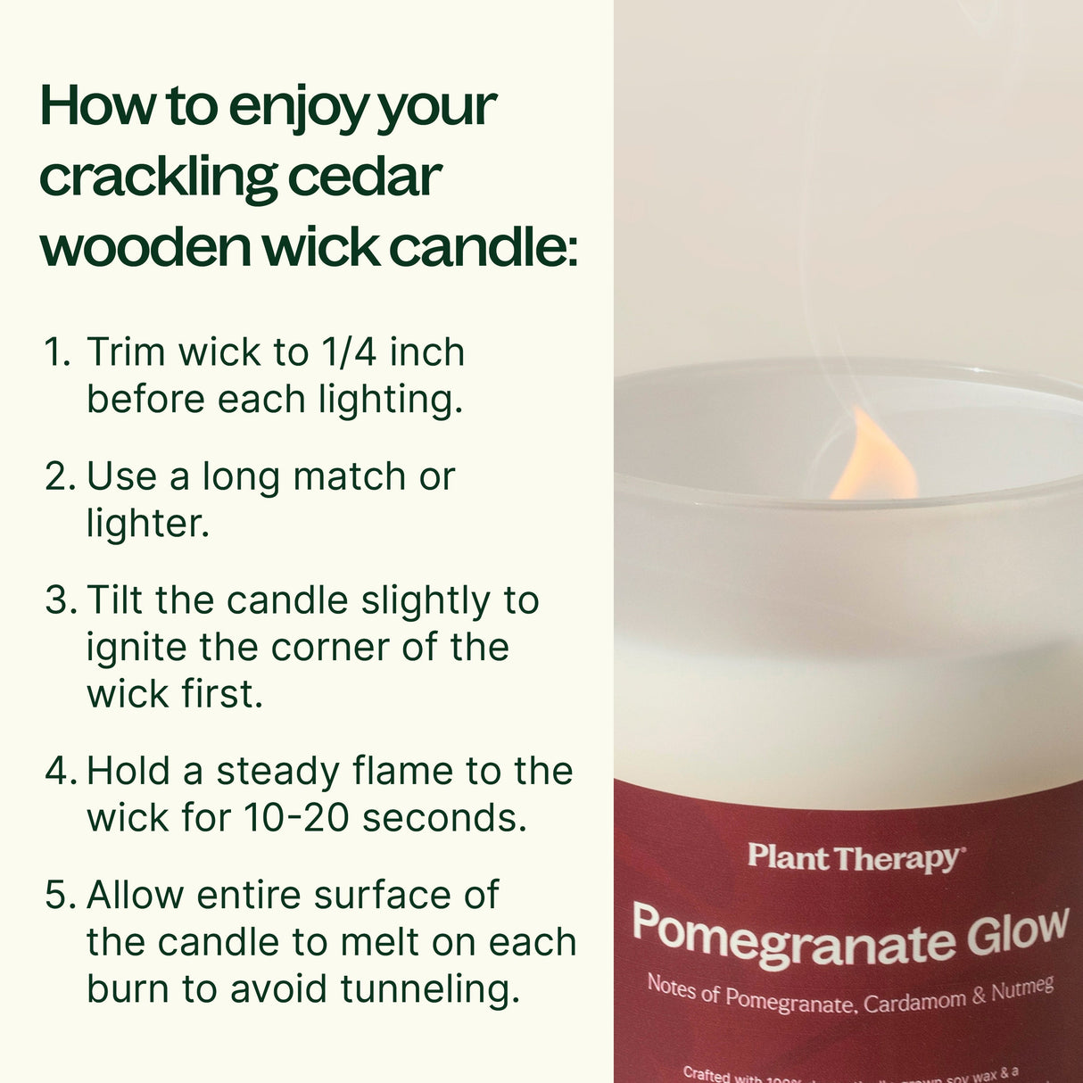 Pomegranate Glow Naturally Scented Candle