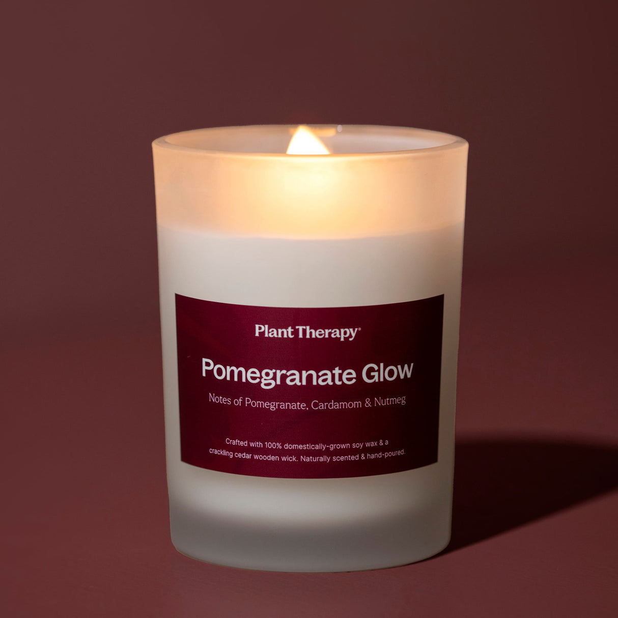 Pomegranate Glow Naturally Scented Candle