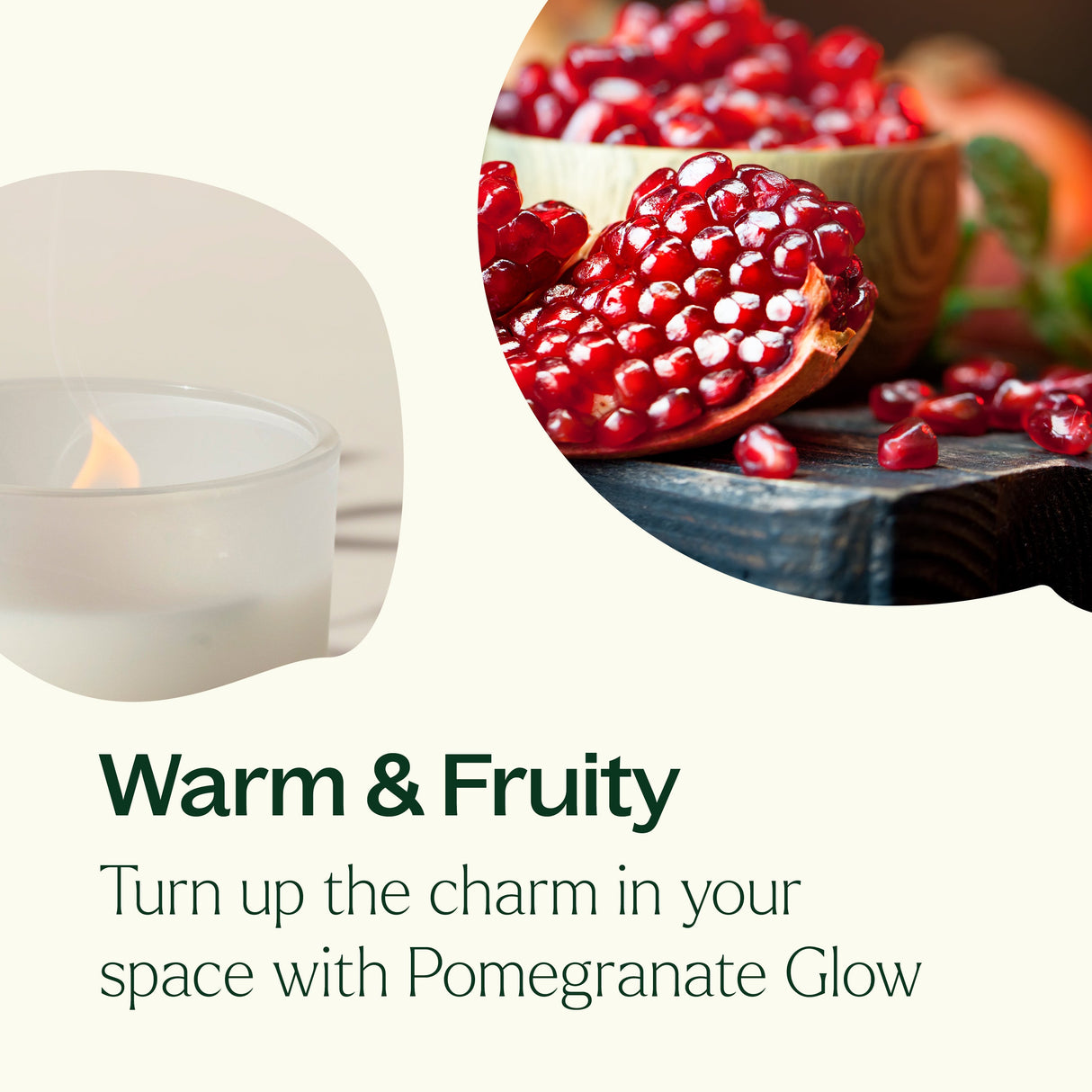 Pomegranate Glow Naturally Scented Candle