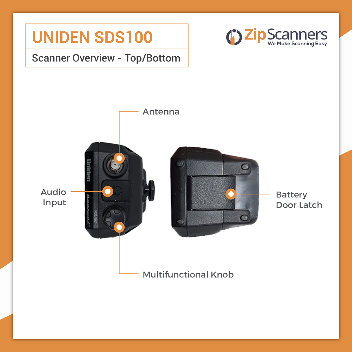 SDS100 Uniden Police Scanner Bundle