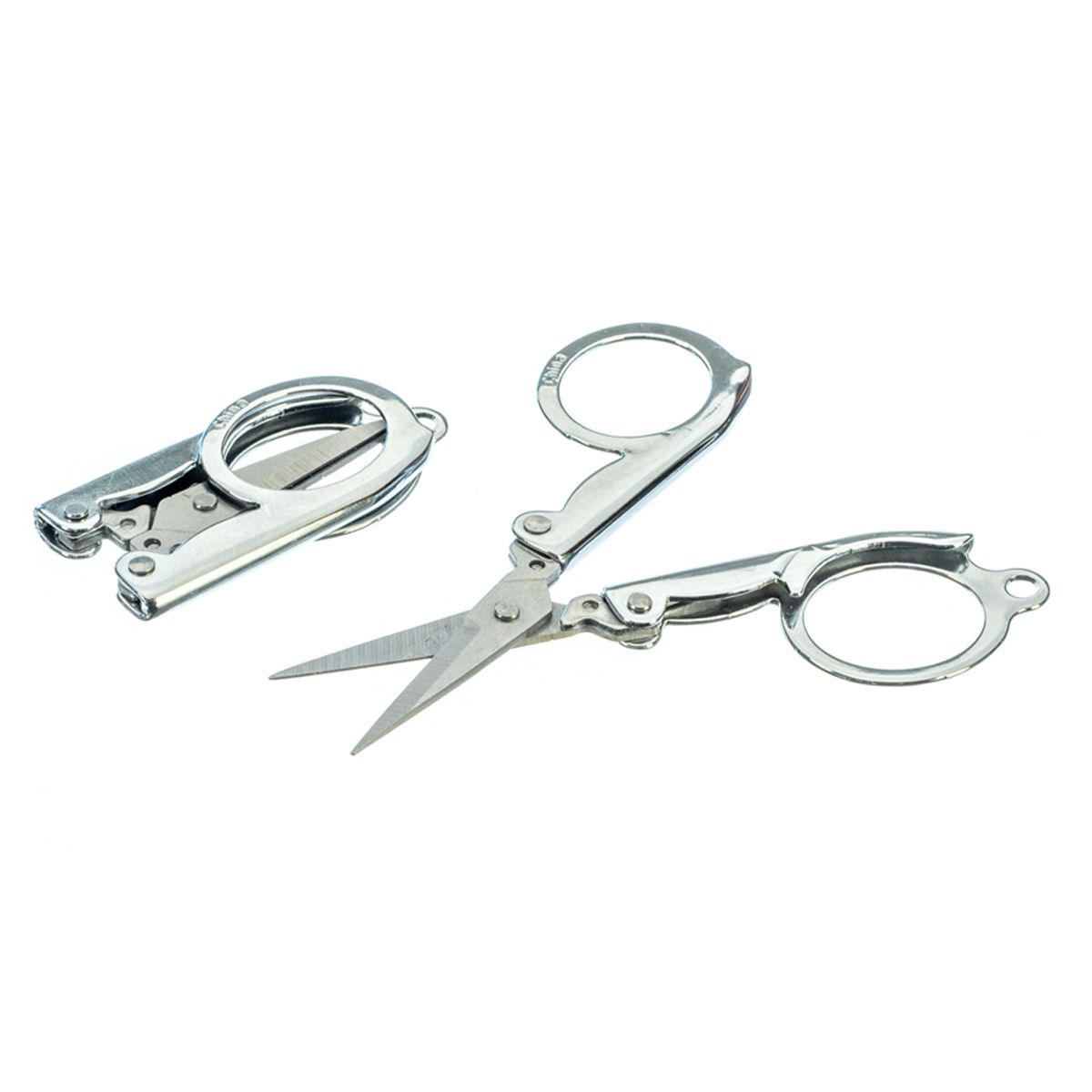 Folding Scissors, 3-1/2" (2"Â folded), Stainless Steel