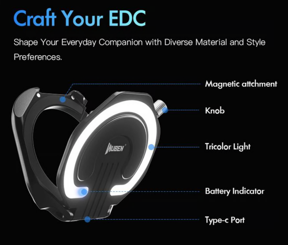 Magnesium Wuben E-1 Flashlight ( Back In Stock )