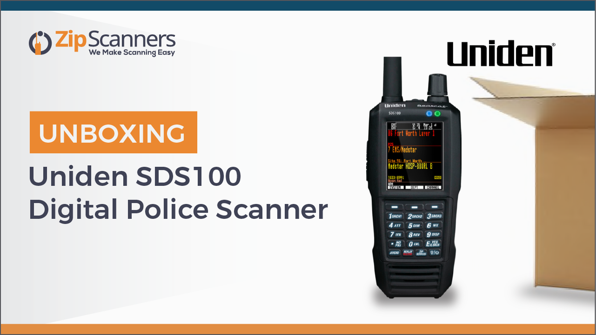 SDS100 Uniden Police Scanner Bundle