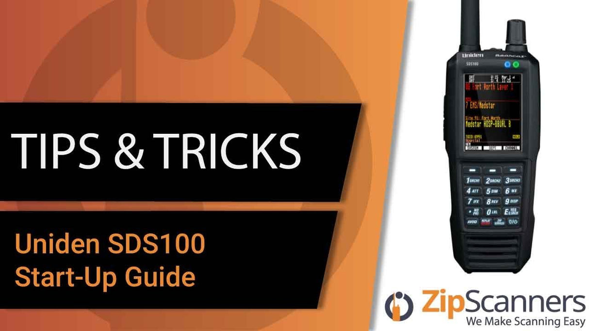 SDS100 Uniden Police Scanner Bundle
