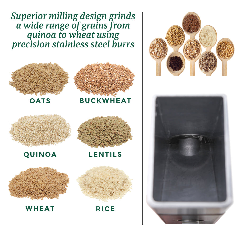 Hand Crank Grain Mill - Wheat Flour MIll