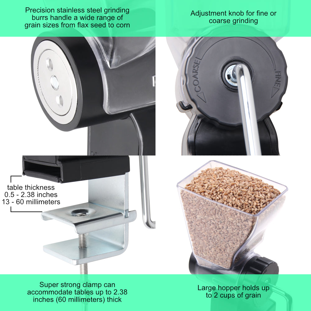 The Grain Mill - Flour Mill for Large and Small Grains