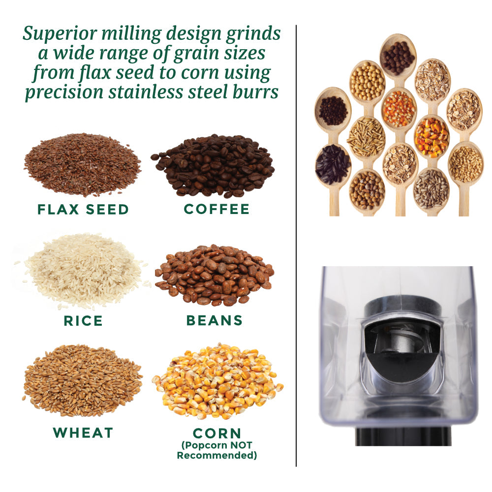 The Grain Mill - Flour Mill for Large and Small Grains