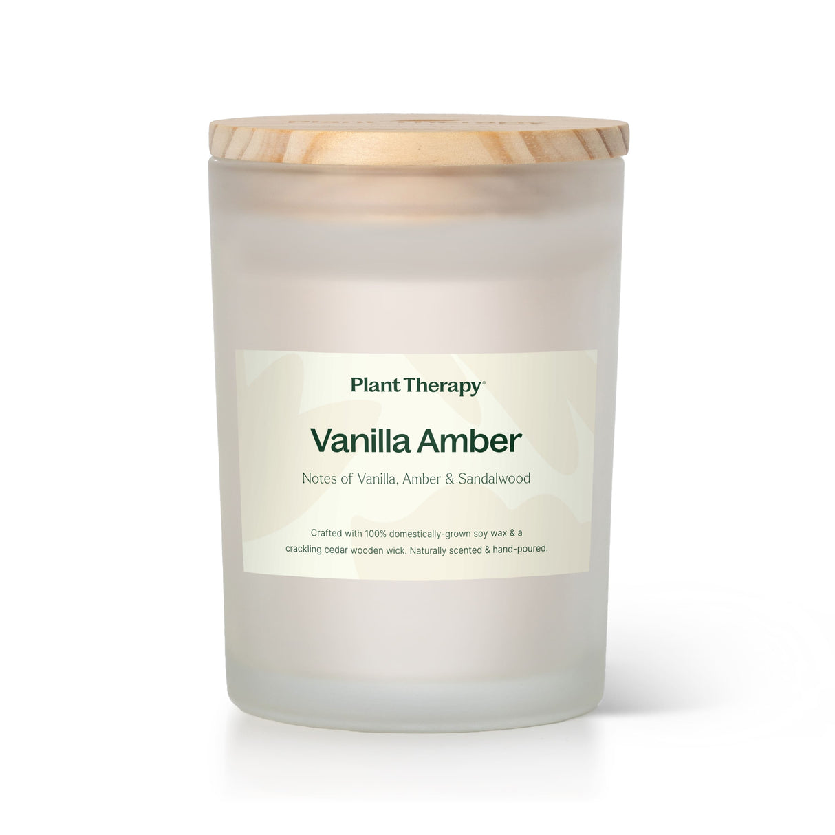 Vanilla Amber Naturally Scented Candle