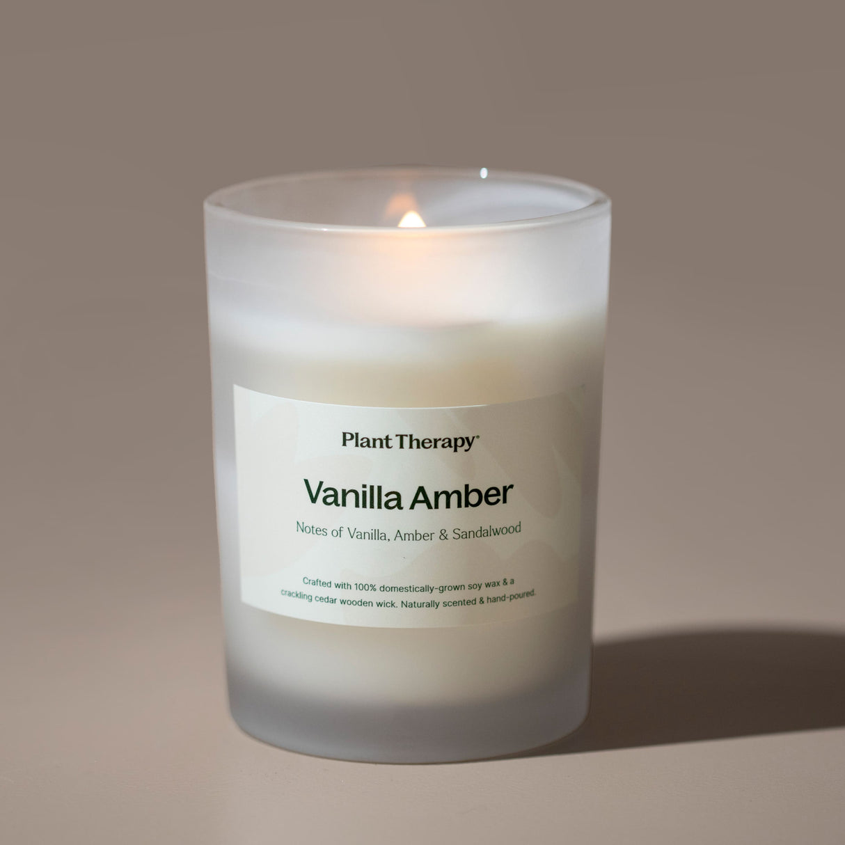 Vanilla Amber Naturally Scented Candle