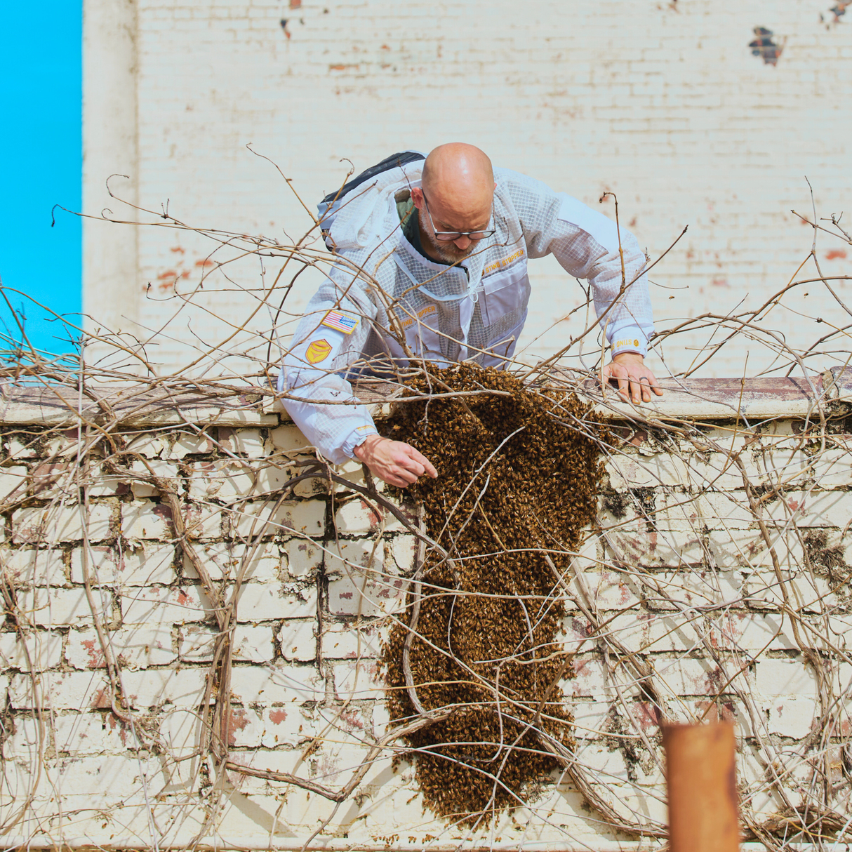 Sting Stopper Professional Ventilated Beekeeping Suit - Beekeeper White