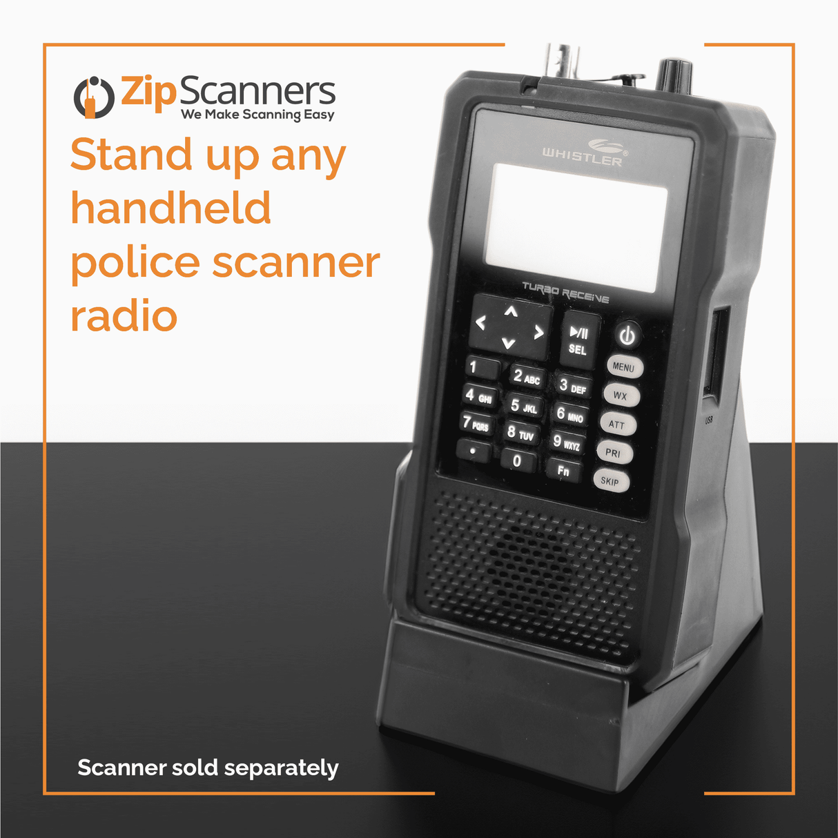 Police Scanner Desktop Stand
