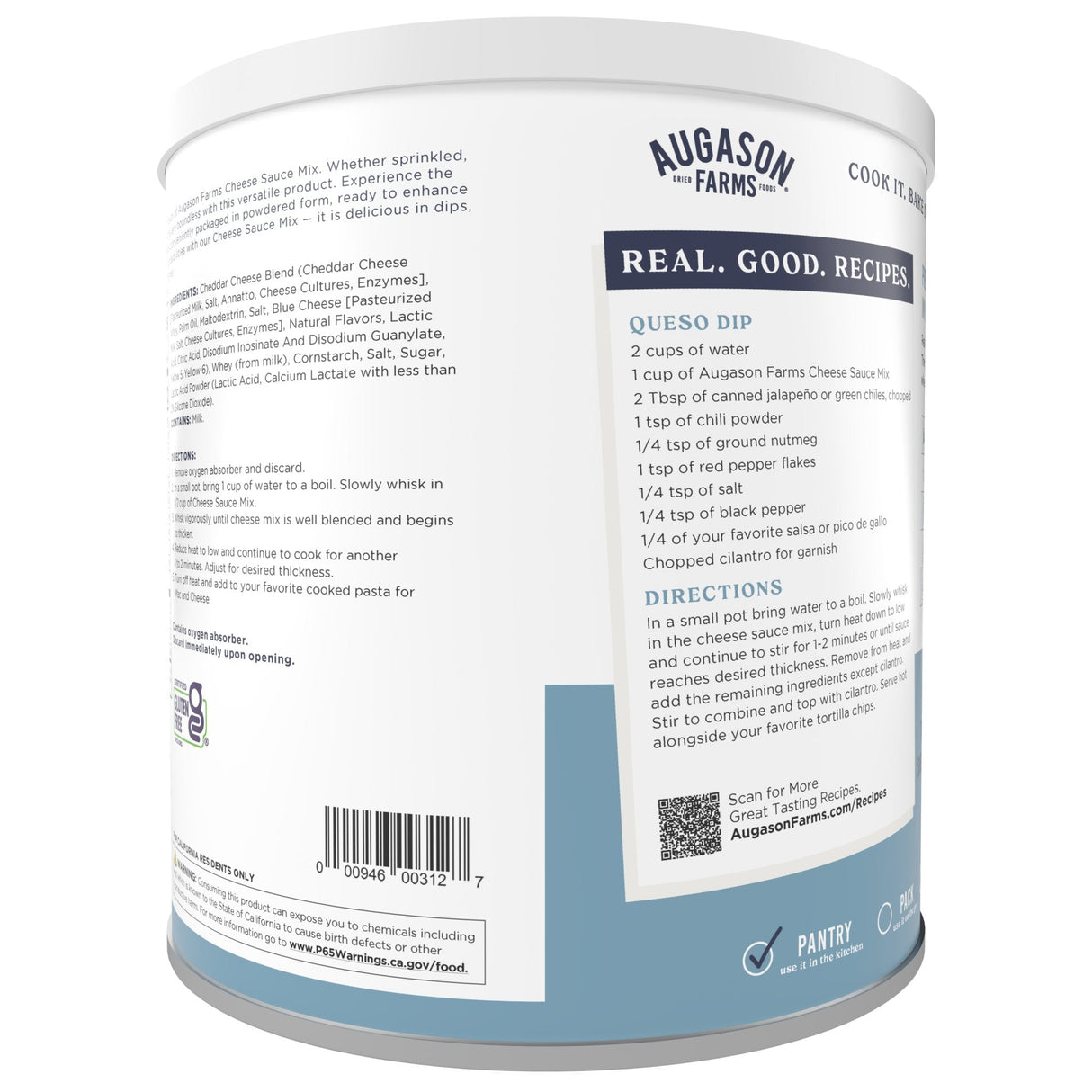 Cheese Sauce Mix Can, 87 Servings