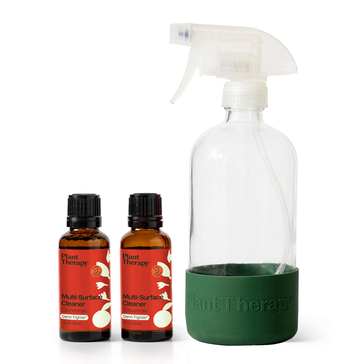 Cleaning Duo: Germ Fighter + Forest Green Sleeve