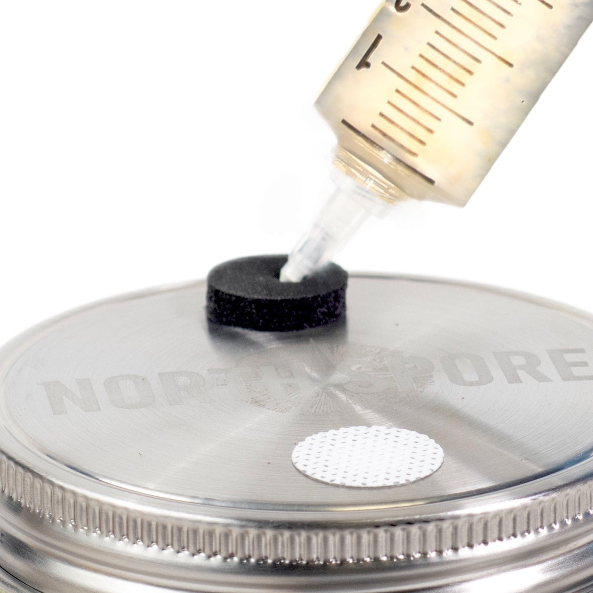 Adhesive Self-Healing Injection Ports