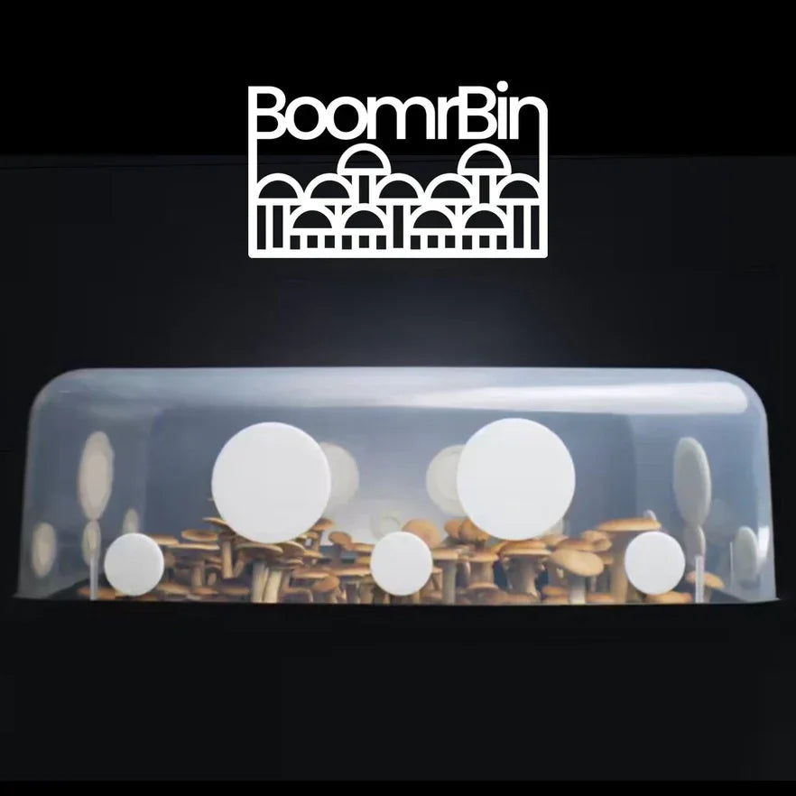 Automated 'Boomr Bin' Dung-Loving Monotub Mushroom Grow Kit