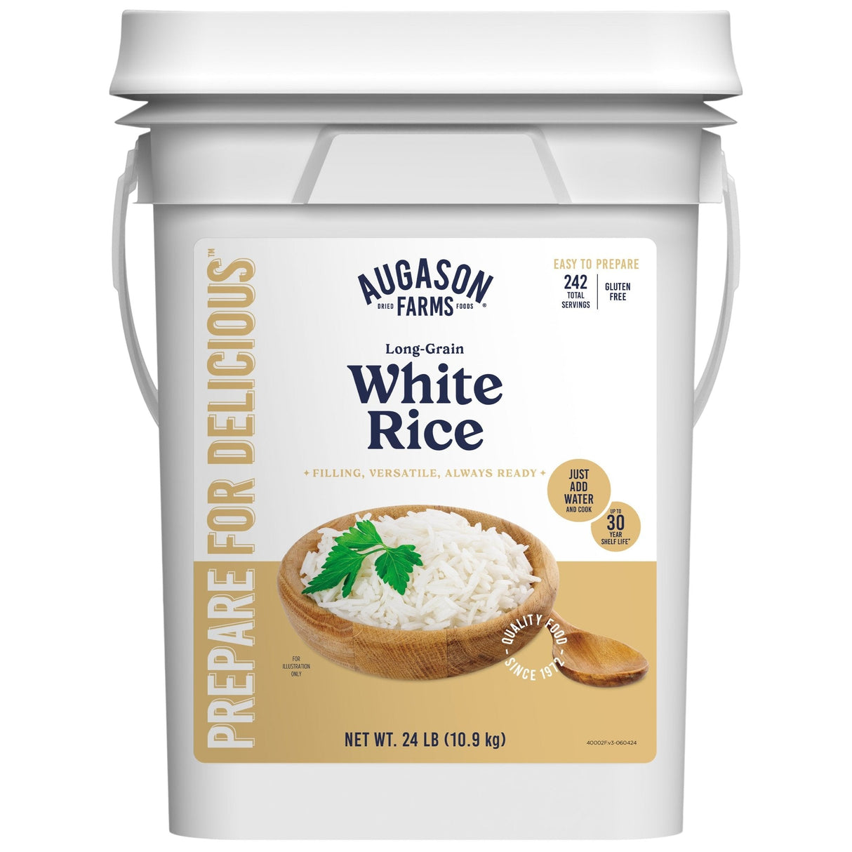 Long Grain White Rice, 242 Servings