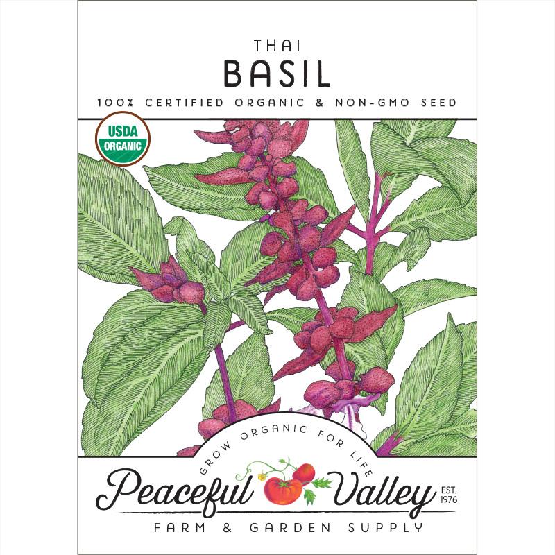 Organic Basil, Thai (pack)