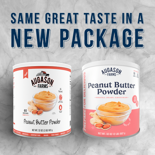 Peanut Butter Powder Can, 60 Servings