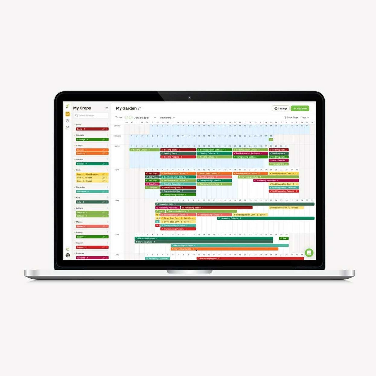 Seedtime Garden Planner - Free App for Computer and Phones