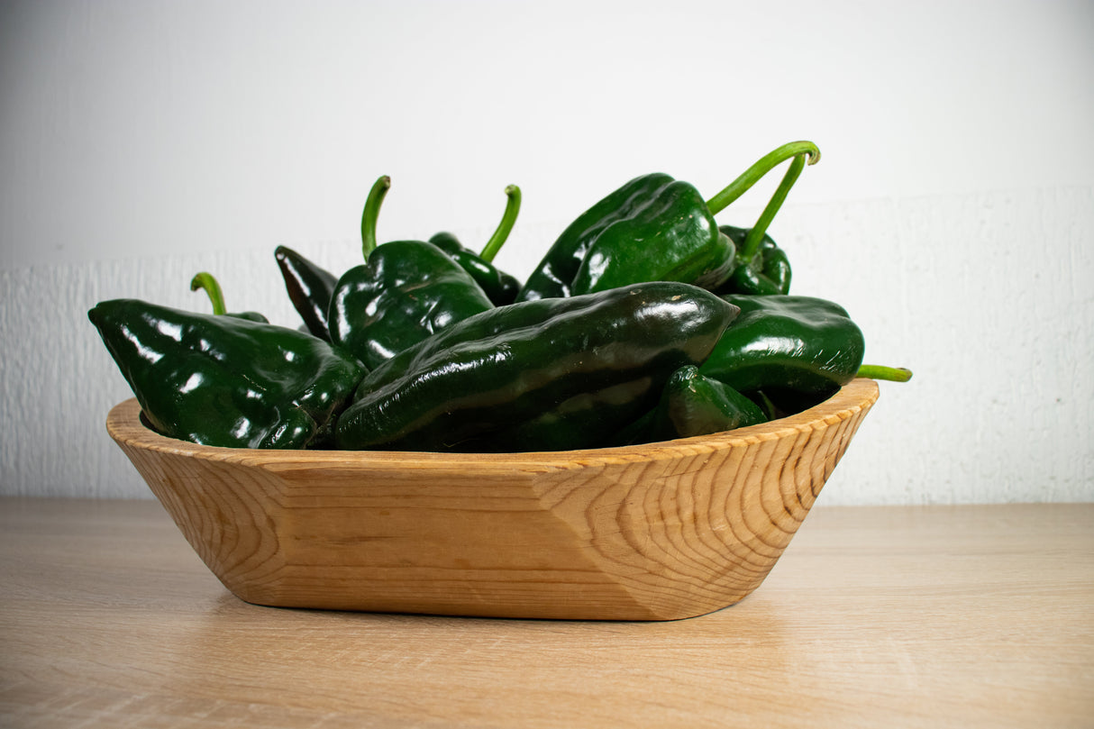 50 ANCHO POBLANO PEPPER Chili Pepper Capsicum Annuum Vegetable Seeds