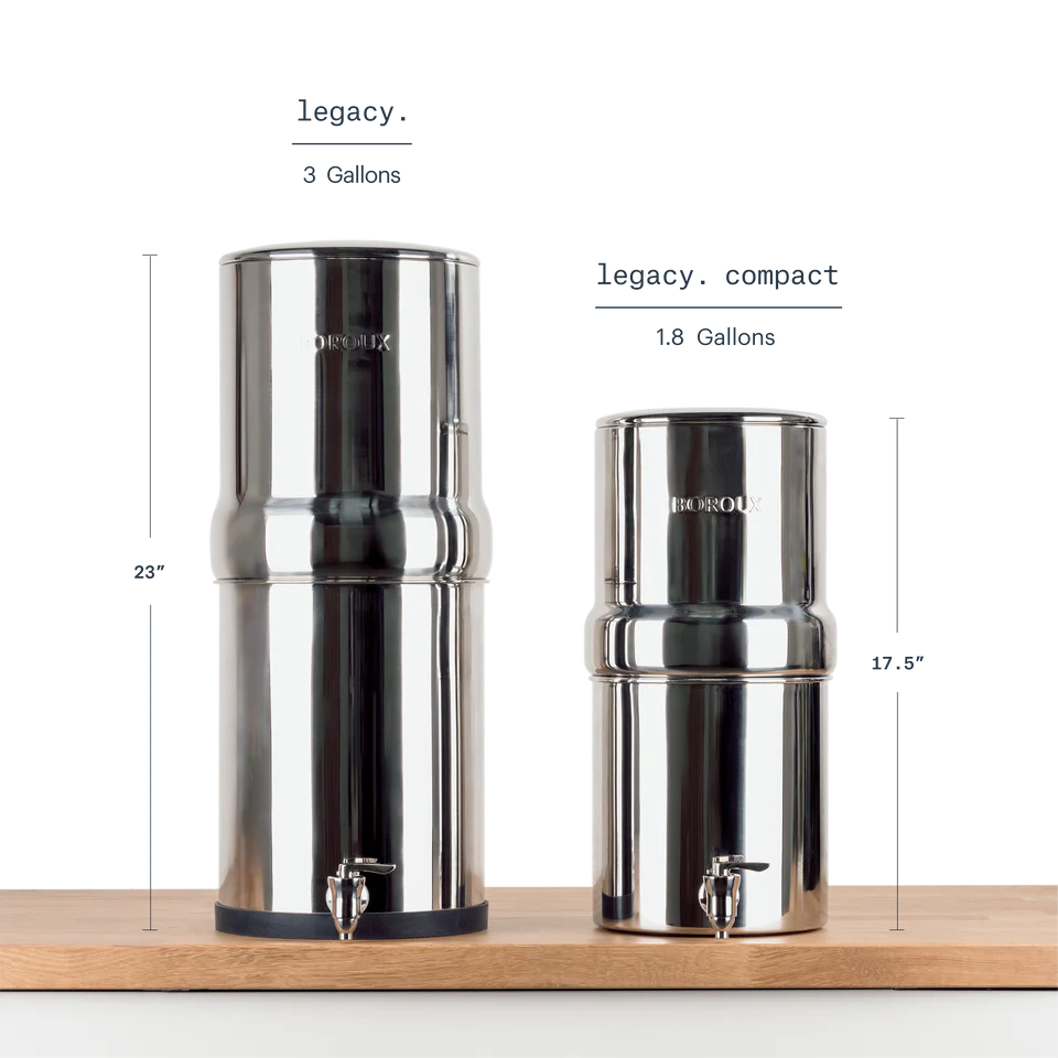 BOROUX Legacy™ Compact Water Filter System