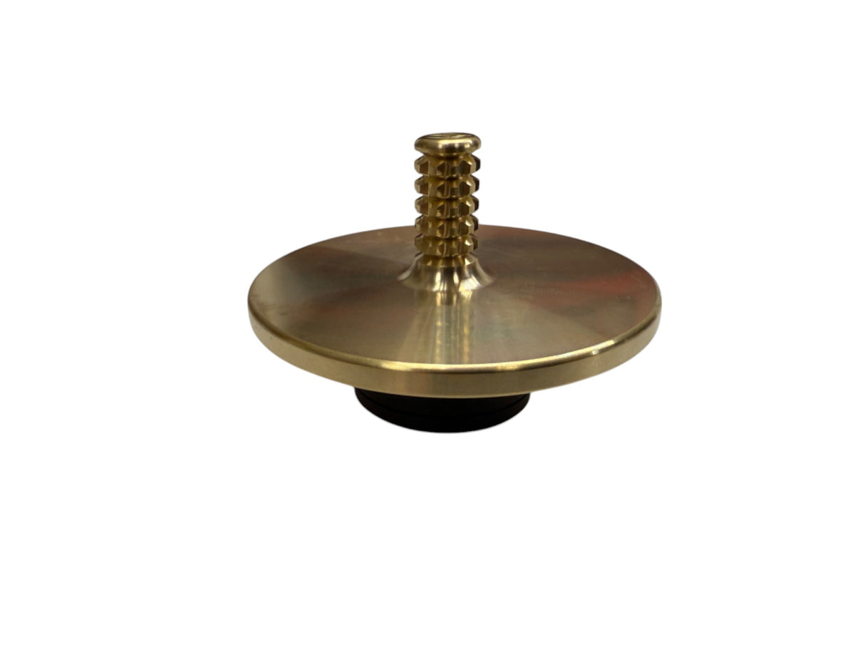 MEGA Tip Top - Tungsten / Brass - Spinning Top + Delrin Stand by Maratac® 🔥 New 🔥