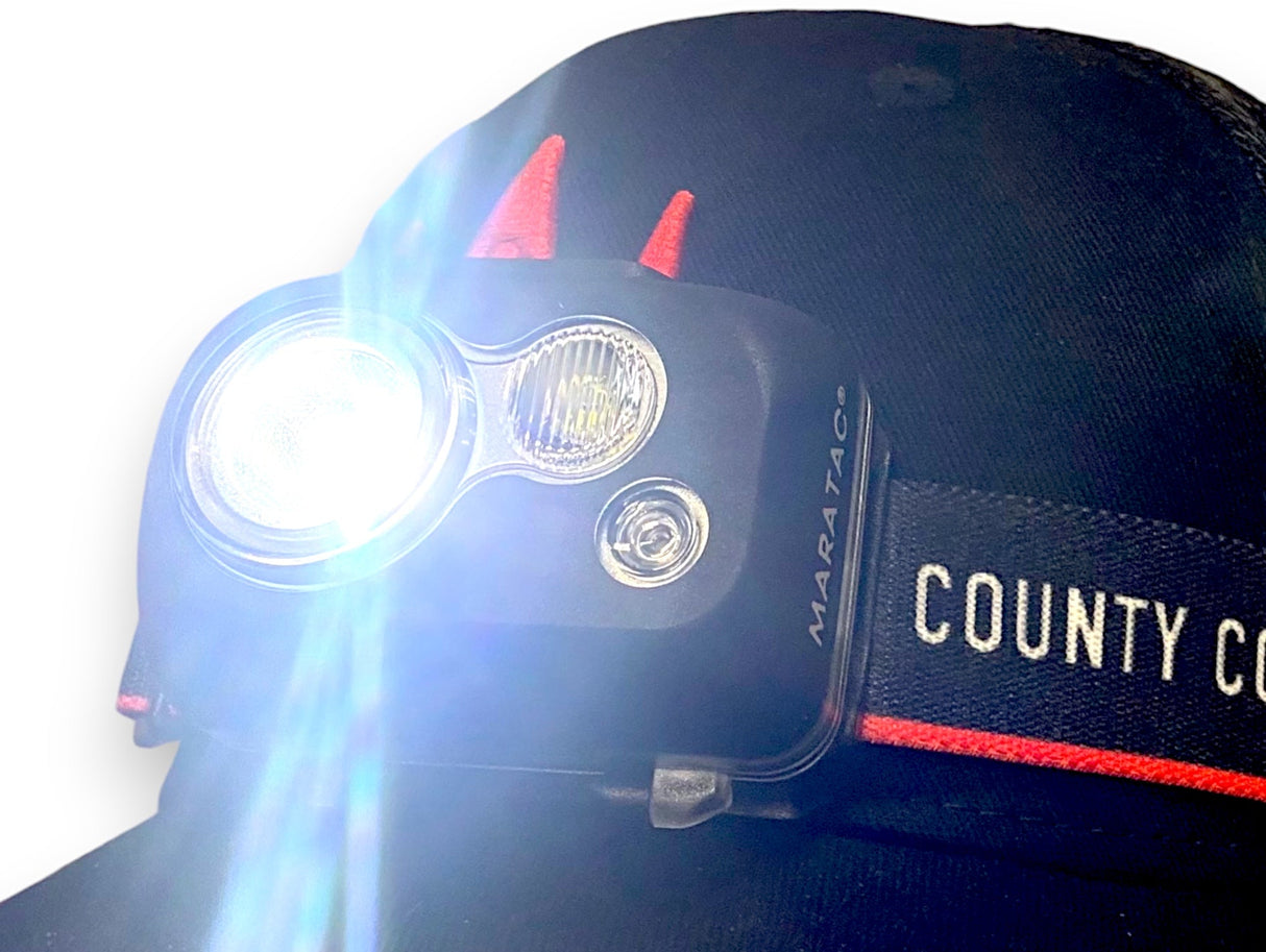 DuoLightX Headlamp ( Dual Power Options Included ) by Maratac®