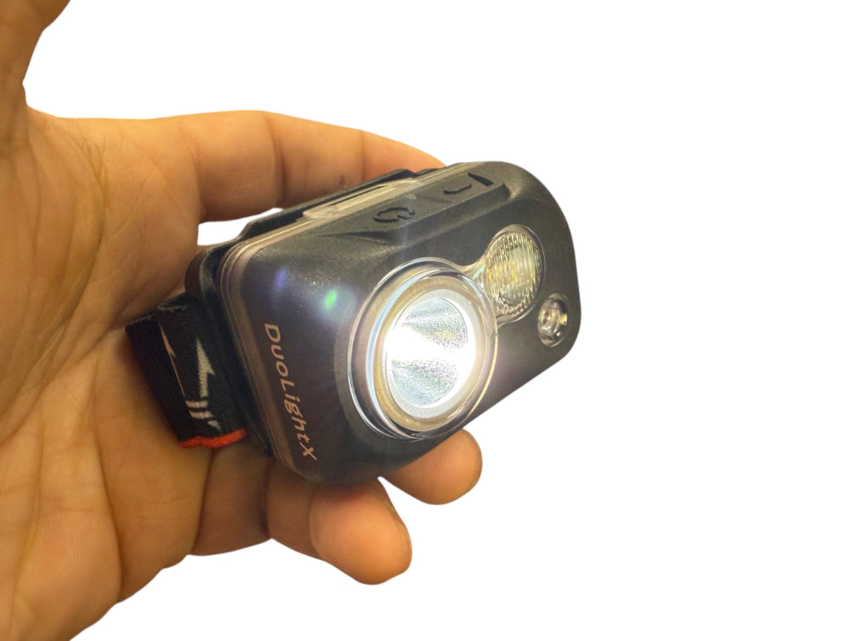 DuoLightX Headlamp ( Dual Power Options Included ) by Maratac®