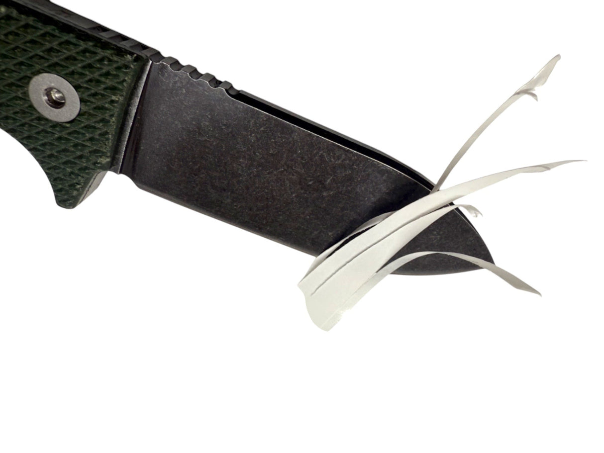 Compact R4A Slim - Ready 4 Action Knife / D2 Fixed Blade ( MICARTA Scales ) 🔥 New 🔥