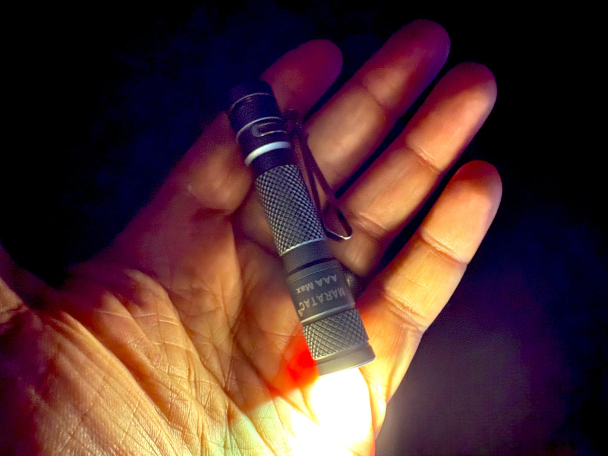 AAA/10440 Max - Rear Click - Aluminum Flashlight by Maratac®
