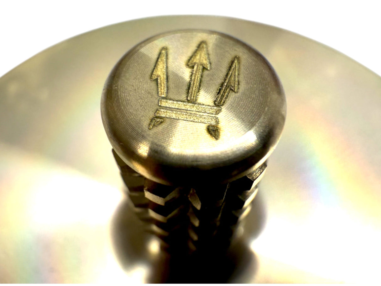 MEGA Tip Top - Tungsten / Brass - Spinning Top + Delrin Stand by Maratac® 🔥 New 🔥